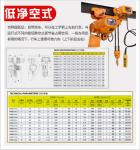 Low clearance ring chain crane, hhbb 10t electric chain crane, ring chain