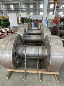 China Rope Winch Drum With Lebus Grooves For Offsore ISO BV CE Certified factory