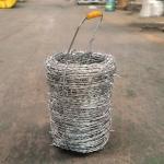 Low Carbon Steel Farm Concertina Barbed Wire Fencing High Speed PVC Coated