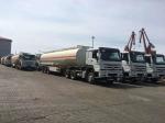 3 axles 45000 liters Cheap oil tanker trailer 12 wheels