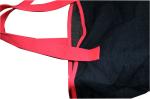 Navy Jeans Fabric Carrier Bags Plastic Seal fashion easy storage light for carry