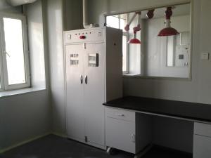 China All Steel Science Lab Furniture , All Steel Two Bottle Gas Cylinder Cabinet factory