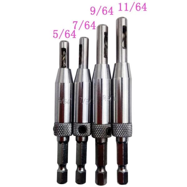HSS Self Centering Hinge Drill Bit / Woodworking Drill Bits For Cabinet