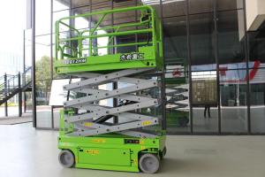 China Green Electric Man Lift 10m Aerial Work Platform With CE Certificate factory