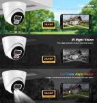 Input Output Cctv Ir Capture Night Vision CCTV Security Camera 4Mp Indoor
