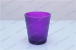 Decoration Glass Candle Holder, colorful candle cup sale