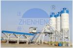 HZS35 Multi Functional Weigh Batching Plant, High Performance Central Mixing