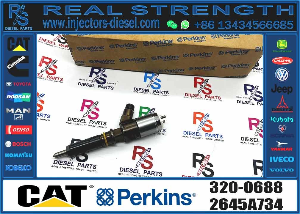 C6.6 C6.4 Engine Diesel Fuel Injectors 3200680 2645A747 320-0680 For CAT 323D Excavator