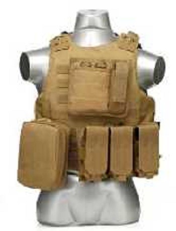 Adjustable Velcro Straps Combat Tactical Vest Ch020 With Molle / PALS System