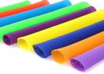 Wear Proof PET Braided Electrical Wire Wrap , PET Expandable Sleeving Light