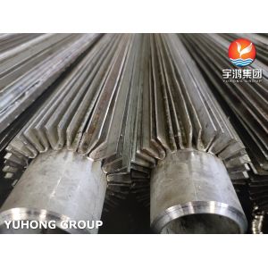 Stainless Steel 316L Longitudinal Finned Tube Heat Exchanger U Channel Fin Tube