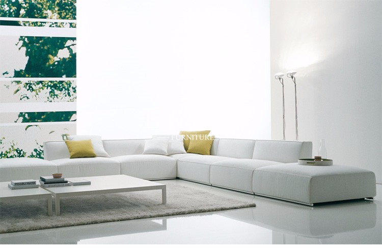 Living Room Sofa Home Furniture Latest New Design Couch L Sofa Set AW-ES18-1809