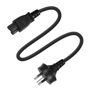 AU Plug to IEC C5 Power Cord 3 Core 1.8M 240V 2.5A Australian 3 Pin Cloverleaf