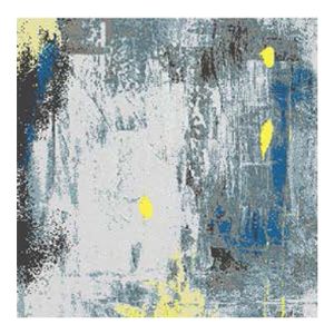 Graphic Pattern Nylon Fiber Printed Carpet Tiles With PVC Backing