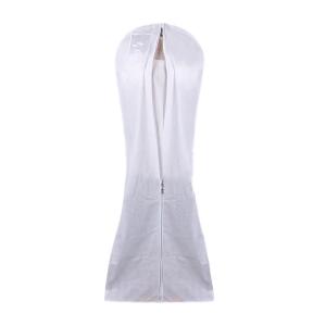 China Portable PVC Hanging Wedding Dress Cover Bag Light Weight Fit Gown Birdal Veil factory