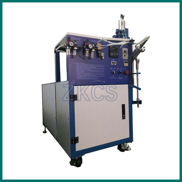 160mm Tube Hot Air Welding Strip Plastic Spiral Winding Machine With Frequency