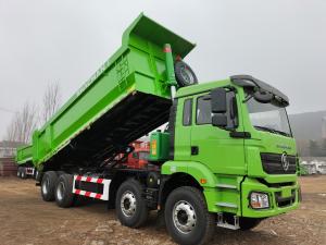 China SHACMAN F3000 8x4 375Hp EuroV Dump Truck With WEICHAI Engine Yellow factory