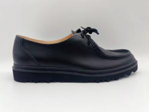 China Sophisticated Black Flat Loafer Shoes With EVA Insole Material factory
