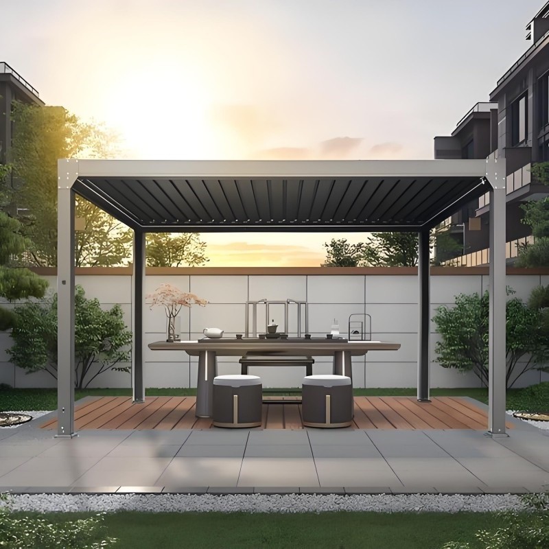 Elevate Your Outdoor Space with Durable Aluminum Metal Pergolas