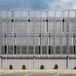 White PVDF Coating Metal Building Facades Panels 3mm Fireproof