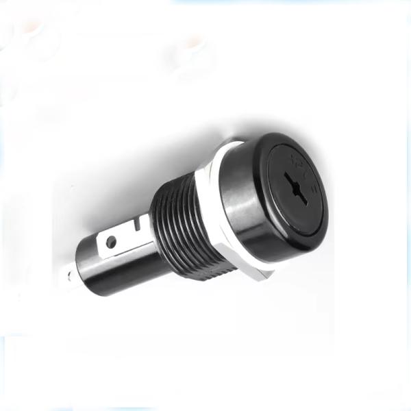H3-18 600V 30A 40A 2 Terminal Panel Mounting 10 x 38mm Fuse Holder Socket for cylinder catridge fuse