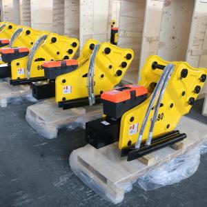China 20CrMo Backhoe Loader Breaker Yakai CTHB40 Banana Type Hydraulic Breaker Hammer factory