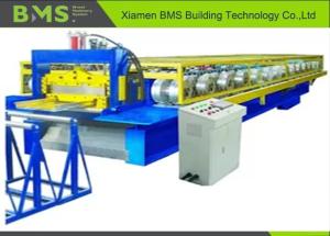 China Metal Roof Panel Standing Seam Roll Forming Machine Hydraulic Cutting Low Noise factory