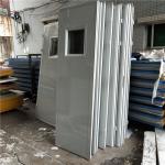 waterproof 50mm RAL 9002 color eps sandwich panel door for clean room