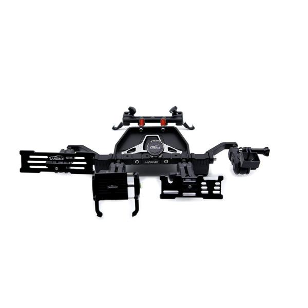 Black Aluminum Alloy Center Console Bracket Mobile Phone Holder for GWM's Tank