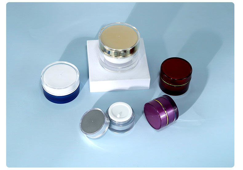 Round Shape Eye Cream Bottle for Cosmetic Packaging from Acrylic Plastic