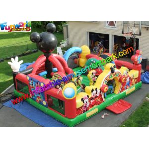 China Mickey Mouse Amusement Toys , Jumping Bouncer Funcity With PVC on sale