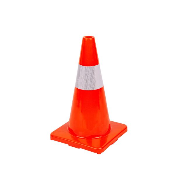 China 18" Peru Standard  PVC Road Safety Cone Traffic Control Cone factory