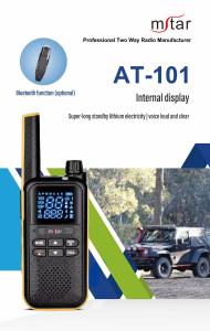 China Channel Encryption Convenient Charging Long Range Two Way Radio MSTAR No Magnetic Horn factory