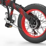 Folding 20 Inch Fat Electric Bike Snow Beach Cruise X2000 Specialized 48v 1000w