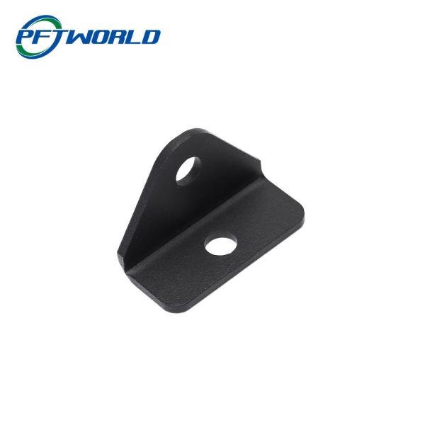 Precision manufacturing aluminum parts black oxide U-shaped laser cutting