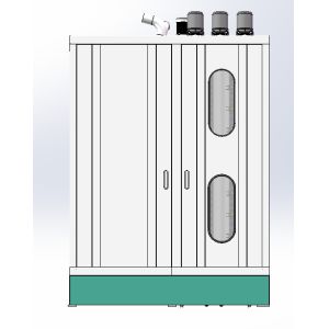 High Speed Glass Washing And Drying Machine / Glass Cleaning Machine