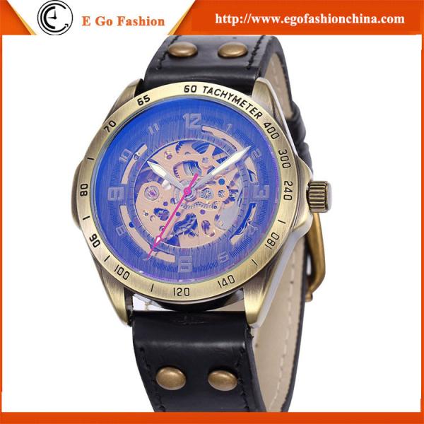 SH19 Genuine Leather Watch Man Men's Watch Trendy Mechanical Watch Stainless