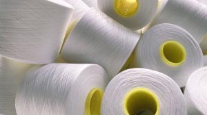 China Recycle Spun Polyester Yarn 22s with GRS certificate factory