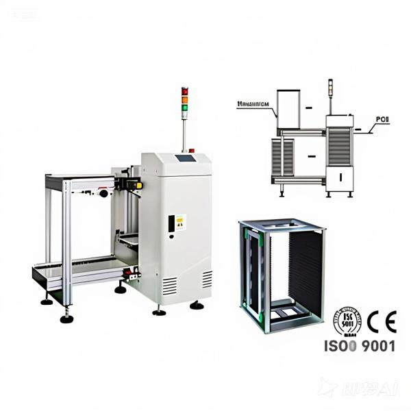 China 4.2KW Pcb Magazine Loader Auto Laminated Industrial PCB Library Loader factory