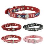 Customized Print Personalized Logo Dog Collar Adjustable Pet dog Neck Belt