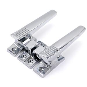China 130x17mm Push Lock Cabinet Latch , Casement Window Locks And Latches factory