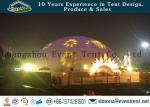 Heavy Duty Dome Tent Dome House For Music festival with Durable glass Door