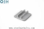 Anodizing Aluminum 6005-T5 SS 304 Middle Clamp For Photovoltaic Field