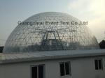 customized 30meter diameter big clear transparent geodesic dome tent