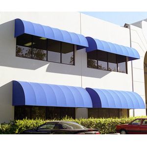 Sunshade/Waterproof Window Awning Balcony Semicircular Canopy Watermelon Awning