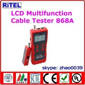 China All-in-1 cable tester, cable locator, network tester 838--RJ11,RJ45, Cable, 1394, USB factory