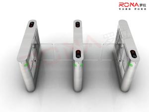 China Acrylic Arm 900mm Width Pedestrian Swing Gate Bidirectional Pedestrian Turnstile Gate factory