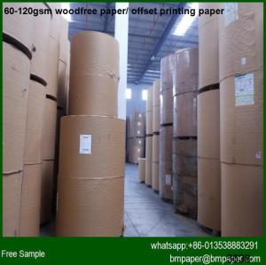 China Bright Color Woodfree Offset Paper A4 Size factory