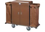 Small Housekeeping Carts For Hotels / Room Service Equipments with 2 Heavy Duty