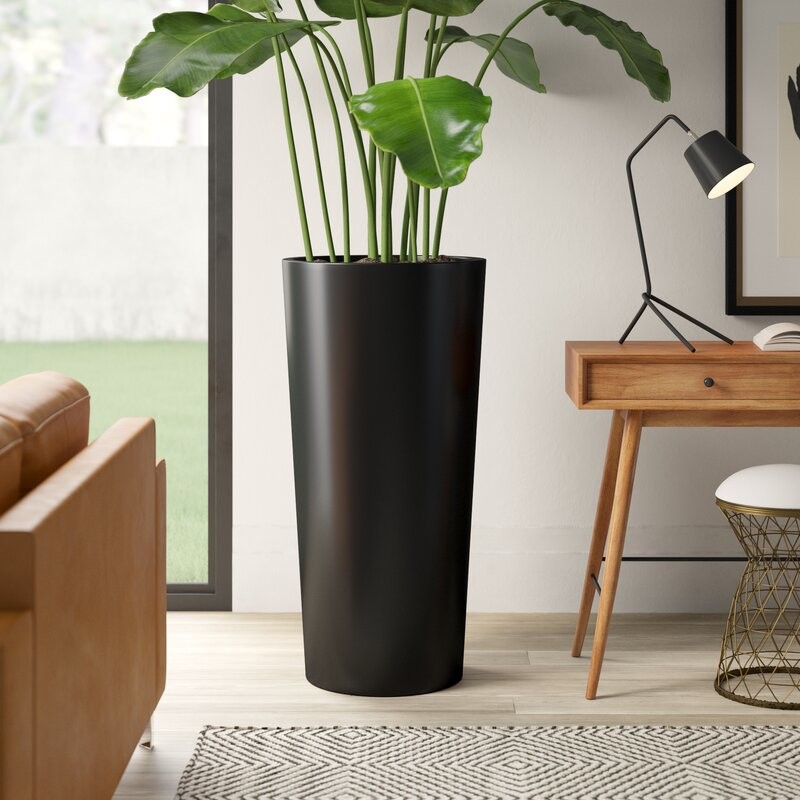 Outdoor Garden Fiberglass Flower Pots Large For Real Or Artificial Tree